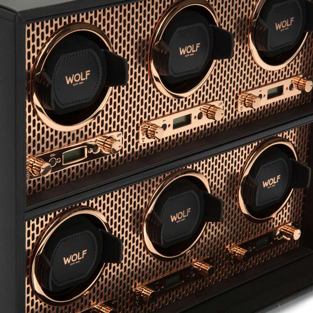 Watch winder Axis 6 Horloges Wolf 1834 - Horlogerieshop.nl