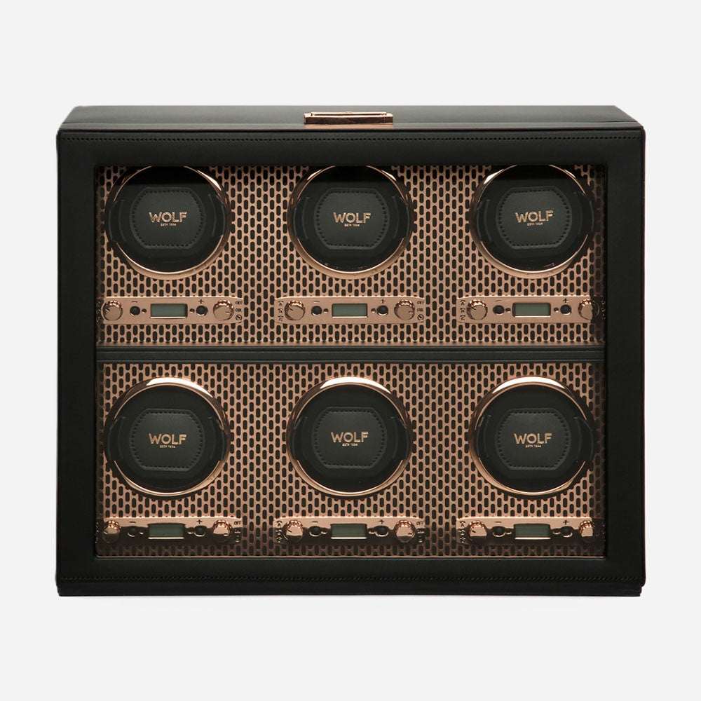 Watch winder Axis 6 Horloges Wolf 1834 - Horlogerieshop.nl