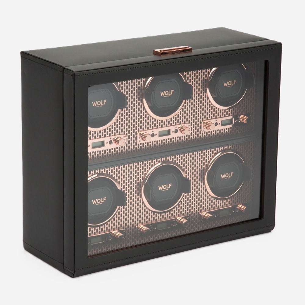 Watch winder Axis 6 Horloges Wolf 1834 - Horlogerieshop.nl