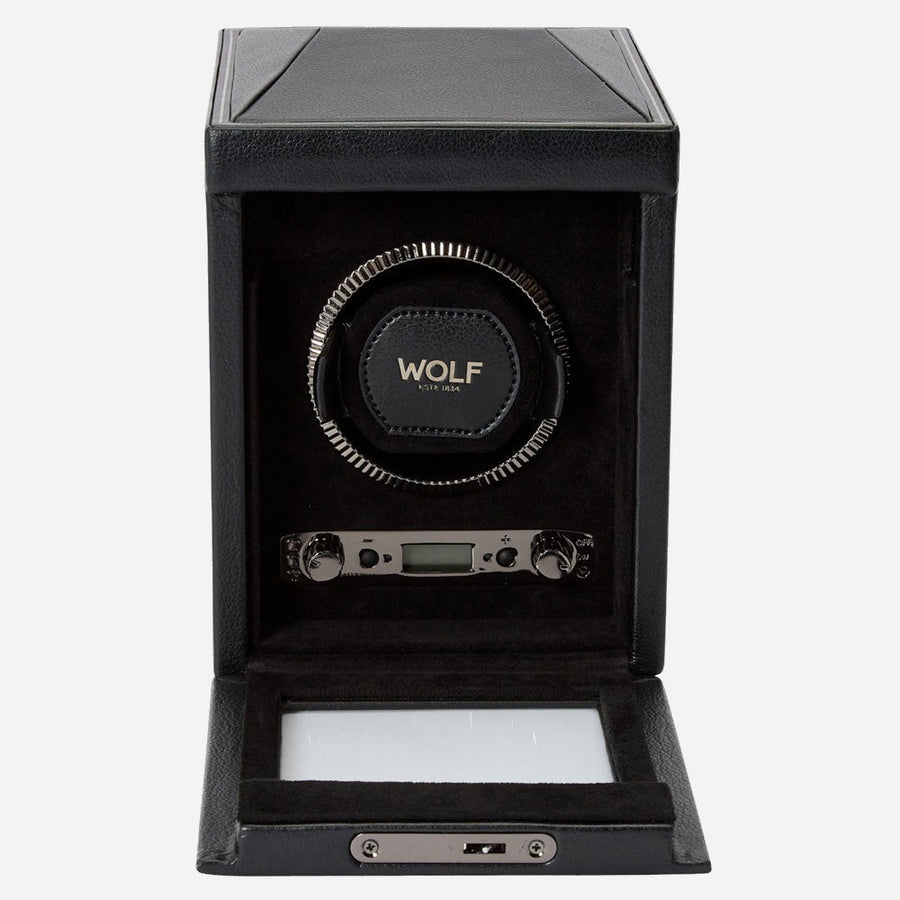 Watch winder British Racing 1 horloge Wolf 1834 - Horlogerieshop.nl