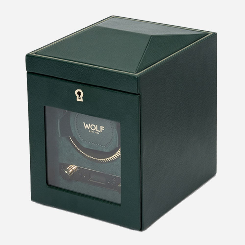 Watch winder British Racing 1 horloge Wolf 1834 - Horlogerieshop.nl