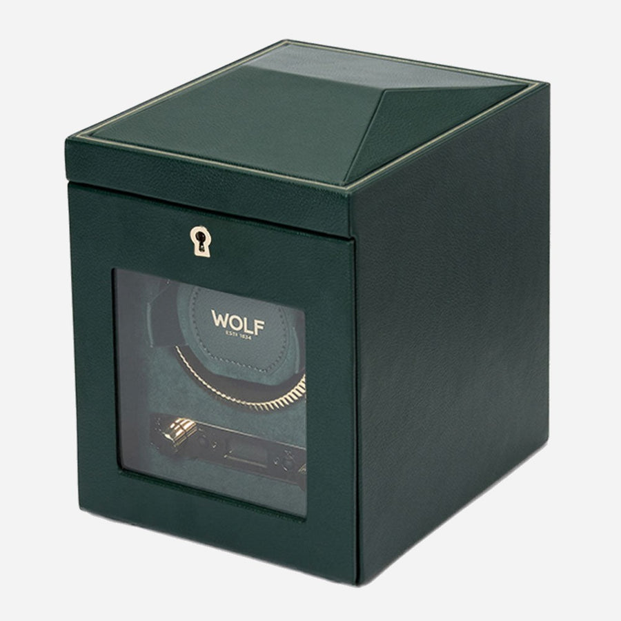 Watch winder British Racing 1 horloge Wolf 1834 - Horlogerieshop.nl