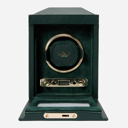 Watch winder British Racing 1 horloge Wolf 1834 - Horlogerieshop.nl