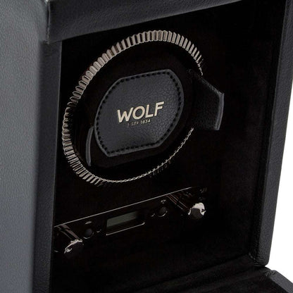 Watch winder British Racing 1 horloge Wolf 1834 - Horlogerieshop.nl