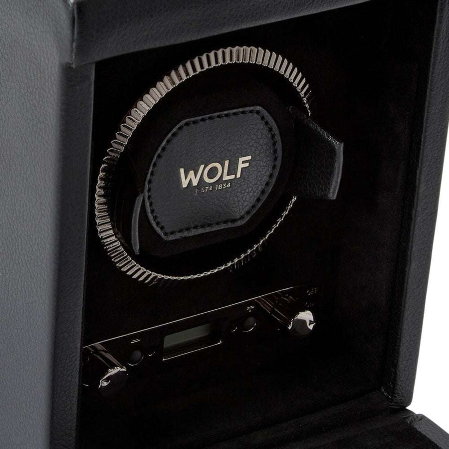 Watch winder British Racing 1 horloge Wolf 1834 - Horlogerieshop.nl
