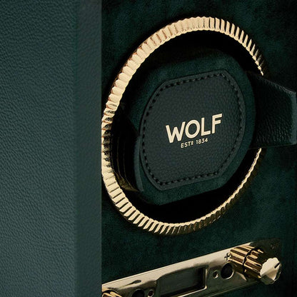 Watch winder British Racing 1 horloge Wolf 1834 - Horlogerieshop.nl