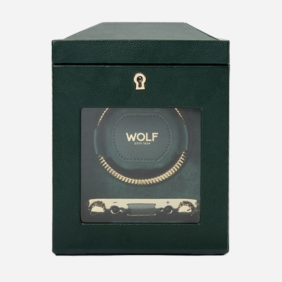 Watch winder British Racing 1 horloge Wolf 1834 - Horlogerieshop.nl