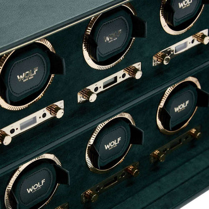 Watch winder British Racing 6 Horloges Wolf 1834 - Horlogerieshop.nl