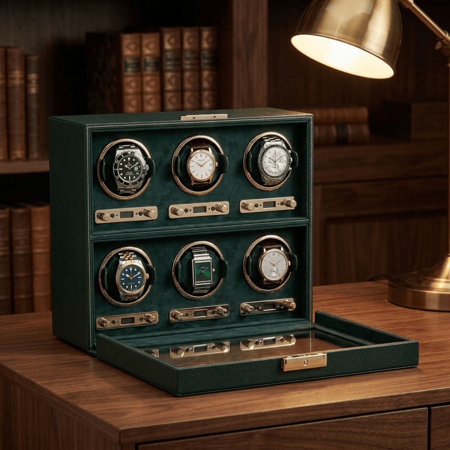 Watch winder British Racing 6 Horloges Wolf 1834