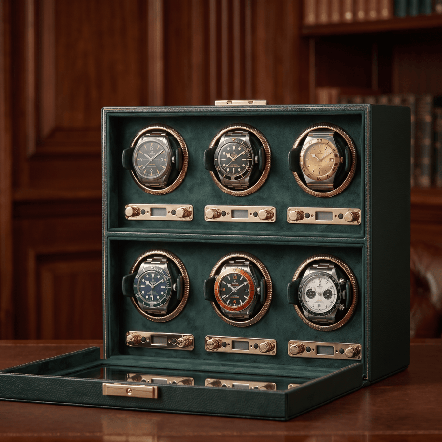 Wolf 1834 British Racing 6 Smaragd Groen lifestyle