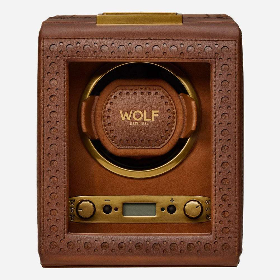 Watch winder Brogue 1 Horloge Wolf 1834 - Horlogerieshop.nl