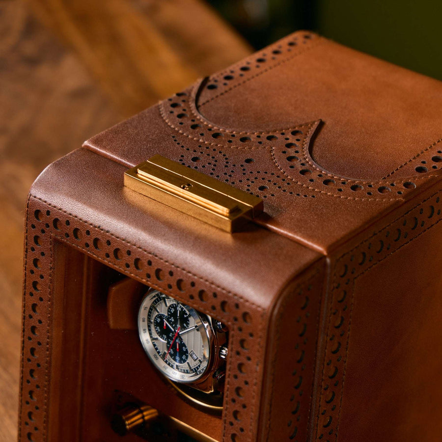 Watch winder Brogue 1 Horloge Wolf 1834 - Horlogerieshop.nl