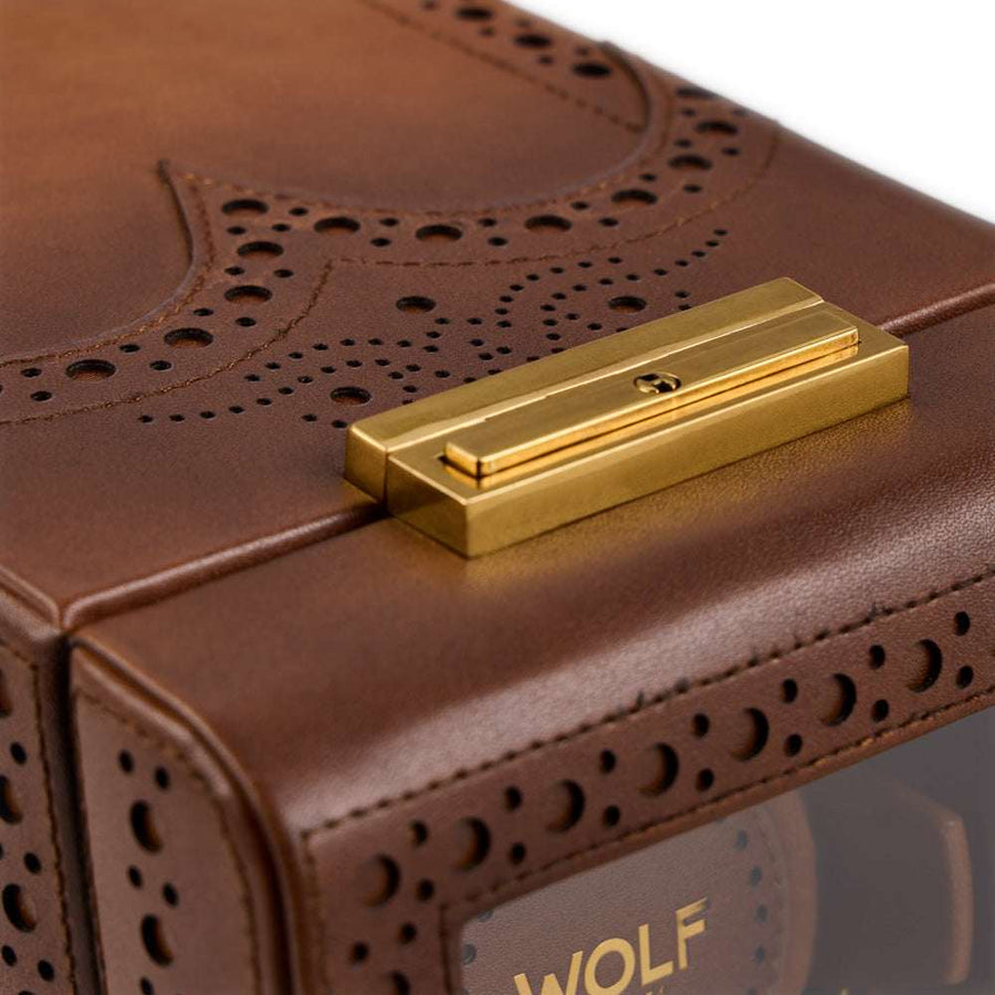 Watch winder Brogue 1 Horloge Wolf 1834 - Horlogerieshop.nl