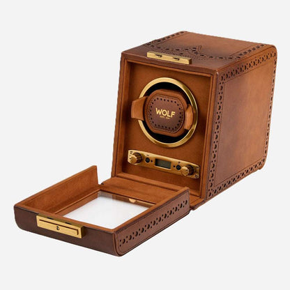 Watch winder Brogue 1 Horloge Wolf 1834 - Horlogerieshop.nl