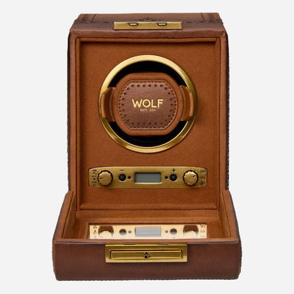 Watch winder Brogue 1 Horloge Wolf 1834 - Horlogerieshop.nl