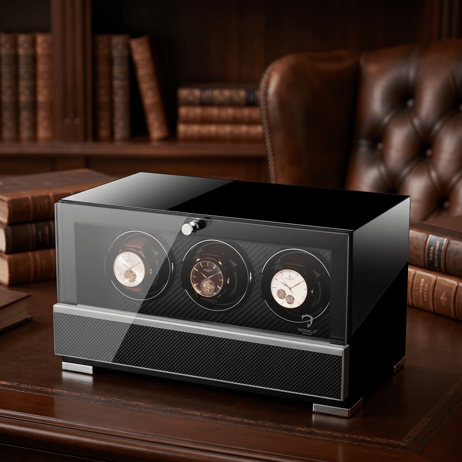 Modalo CLASICO 3 watch winder Carbon lifestyle