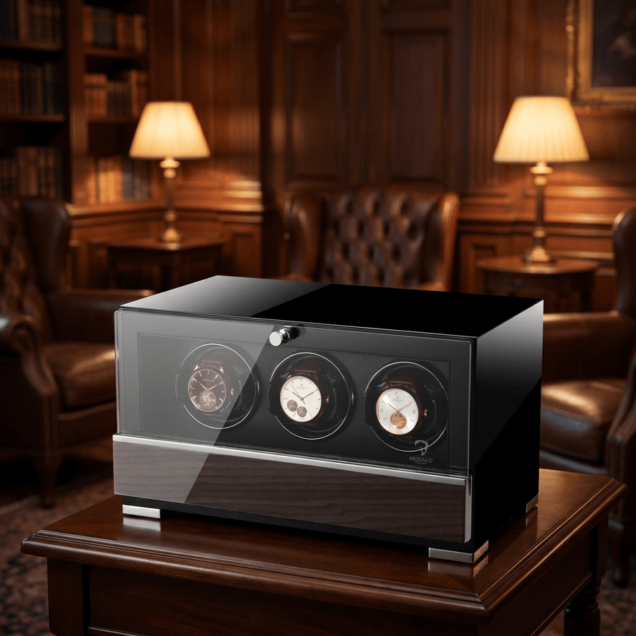 Modalo CLASICO 3 watch winder Makassar hout lifestyle