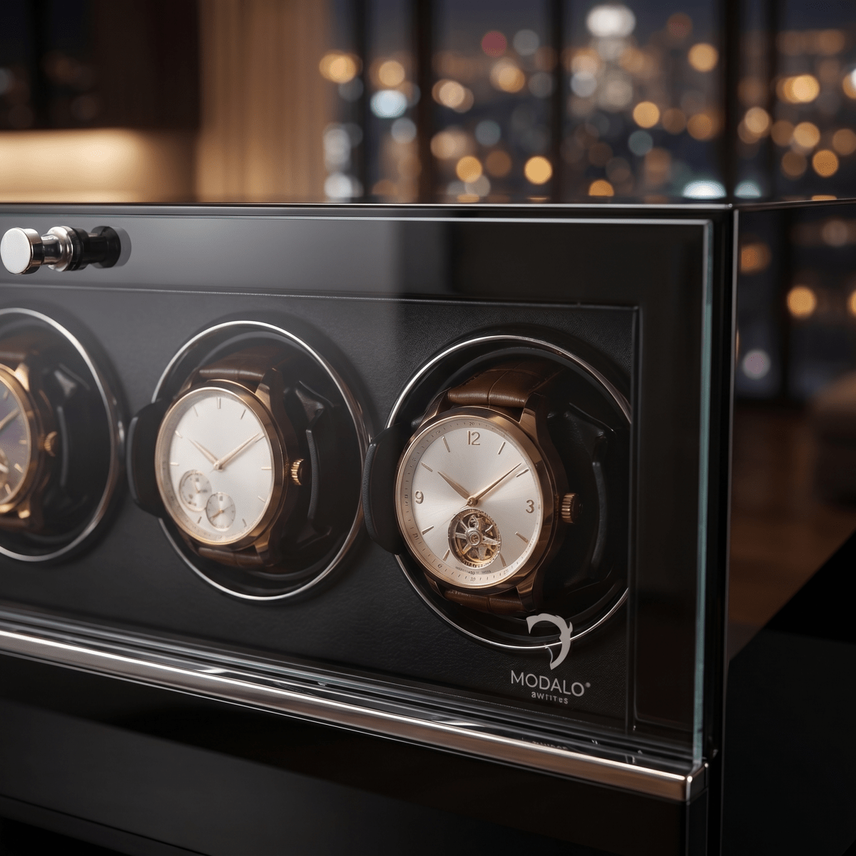 Modalo CLASICO 3 watch winder Pianolak detail