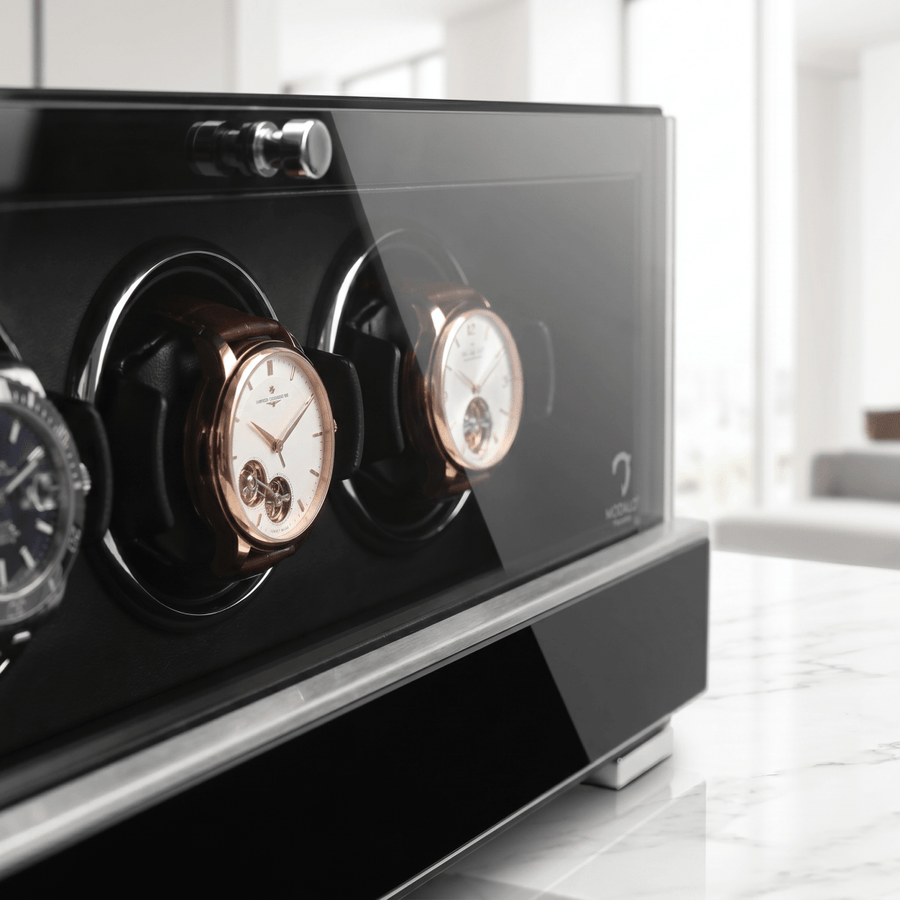 Modalo CLASICO 4 watch winder Pianolak detail