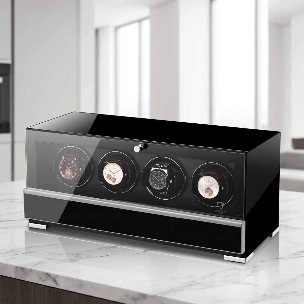Modalo CLASICO 4 watch winder Pianolak lifestyle