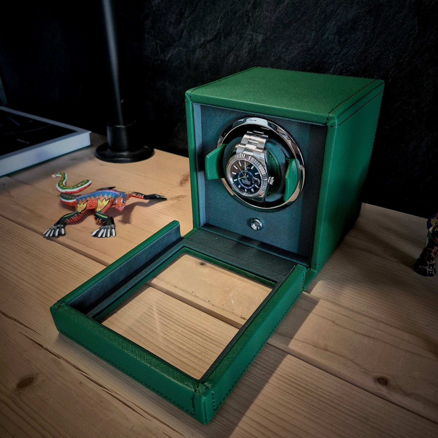 Watch winder Cub 1 horloge Wolf 1834 - Horlogerieshop.nl