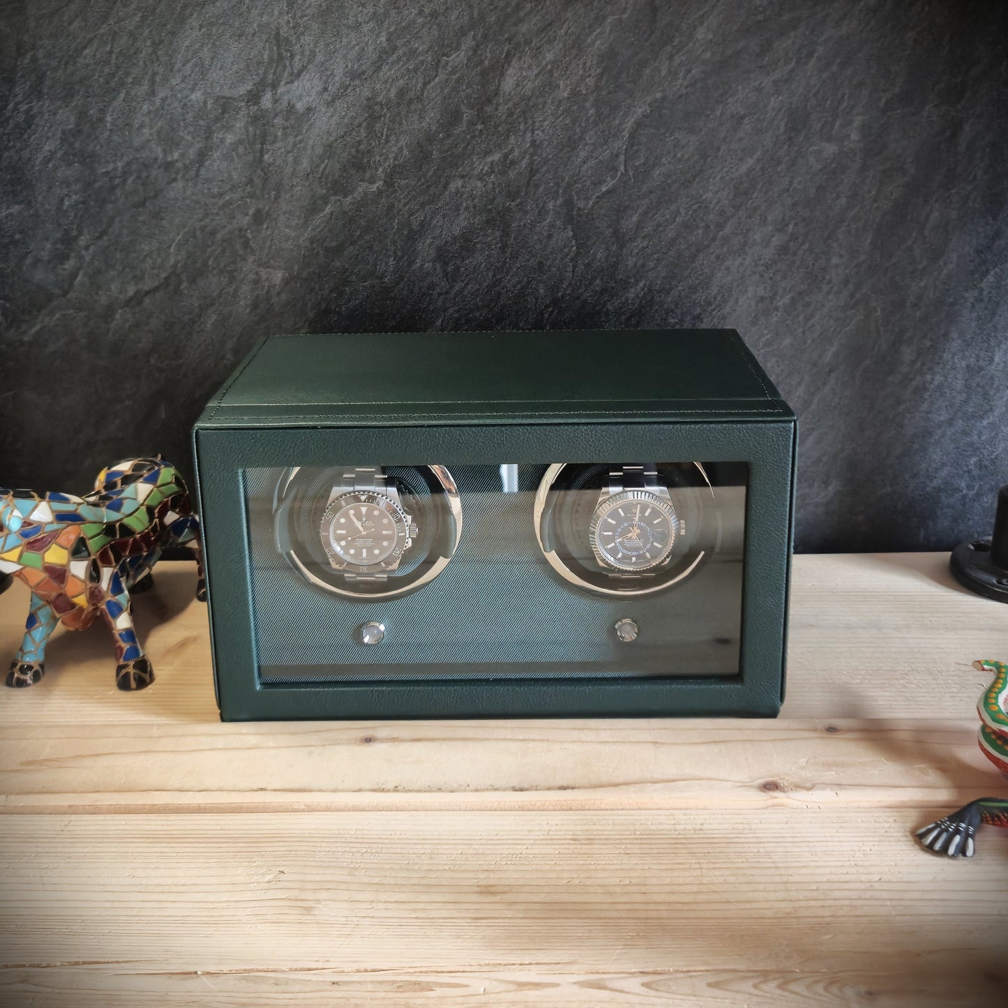 Watch winder Cub 2 horloges Wolf 1834 - Horlogerieshop.nl