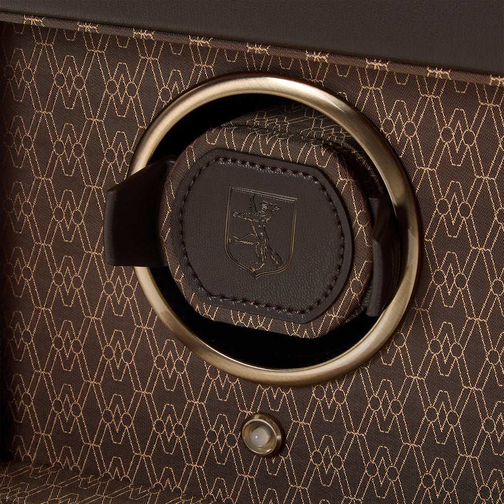 Watch winder Earth 1 horloge Wolf 1834 - Horlogerieshop.nl