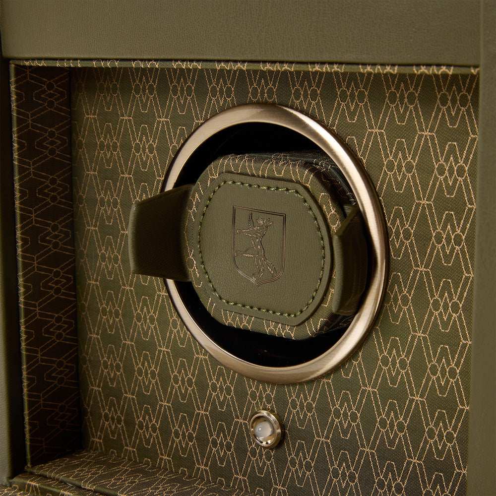 Watch winder Earth 1 horloge Wolf 1834 - Horlogerieshop.nl