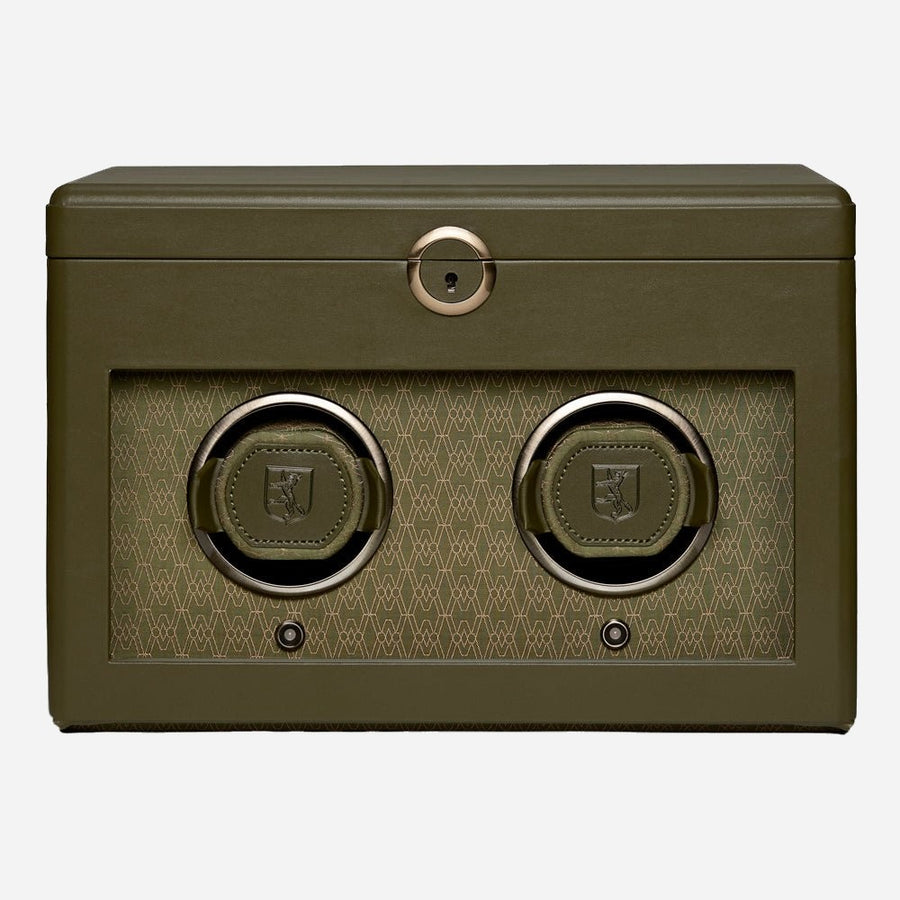 Watch winder Earth 2 horloges Wolf 1834 - Horlogerieshop.nl