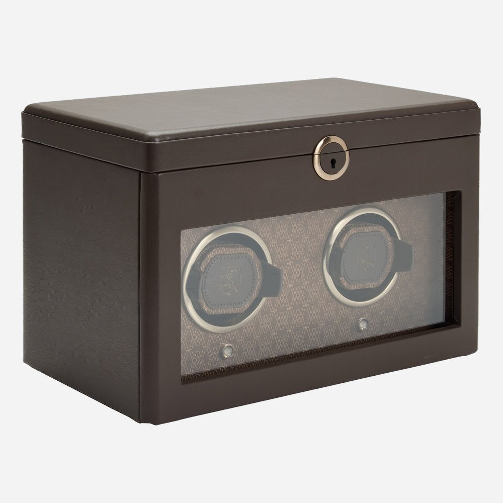 Watch winder Earth 2 horloges Wolf 1834 - Horlogerieshop.nl