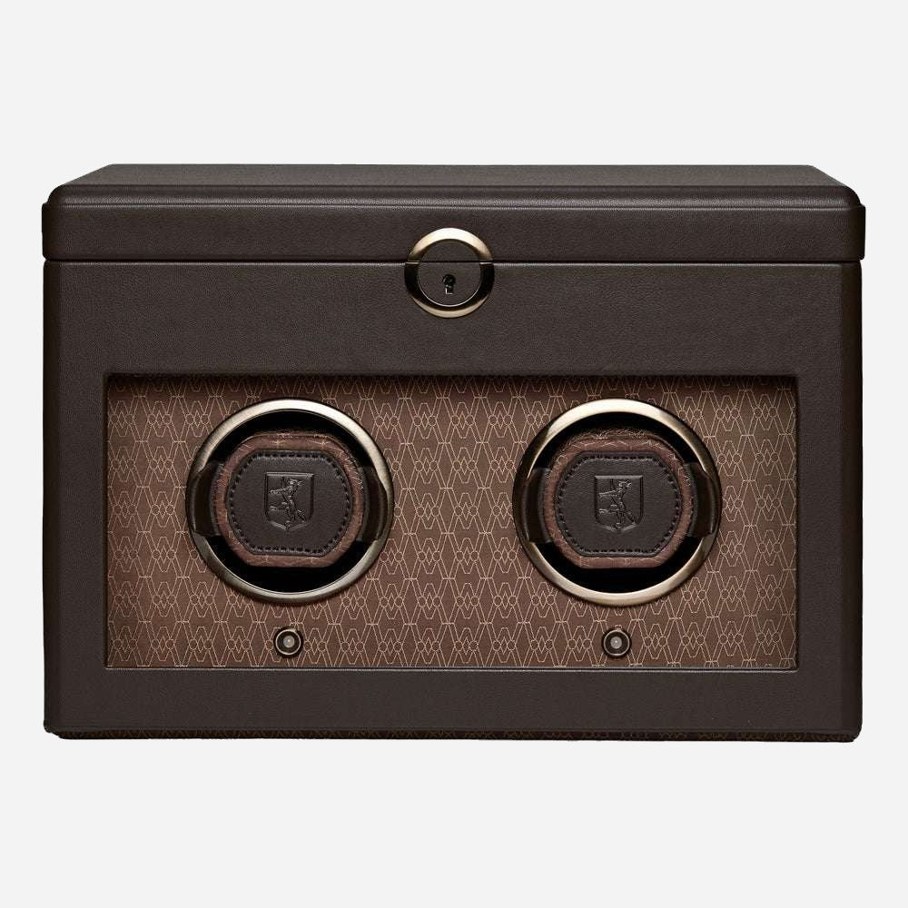 Watch winder Earth 2 horloges Wolf 1834 - Horlogerieshop.nl