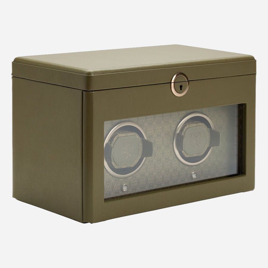 Watch winder Earth 2 horloges Wolf 1834 - Horlogerieshop.nl