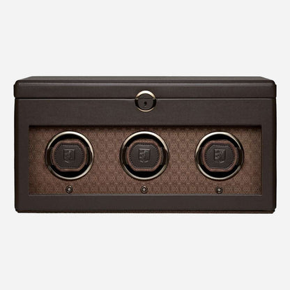 Watch winder Earth 3 horloges Wolf 1834 - Horlogerieshop.nl