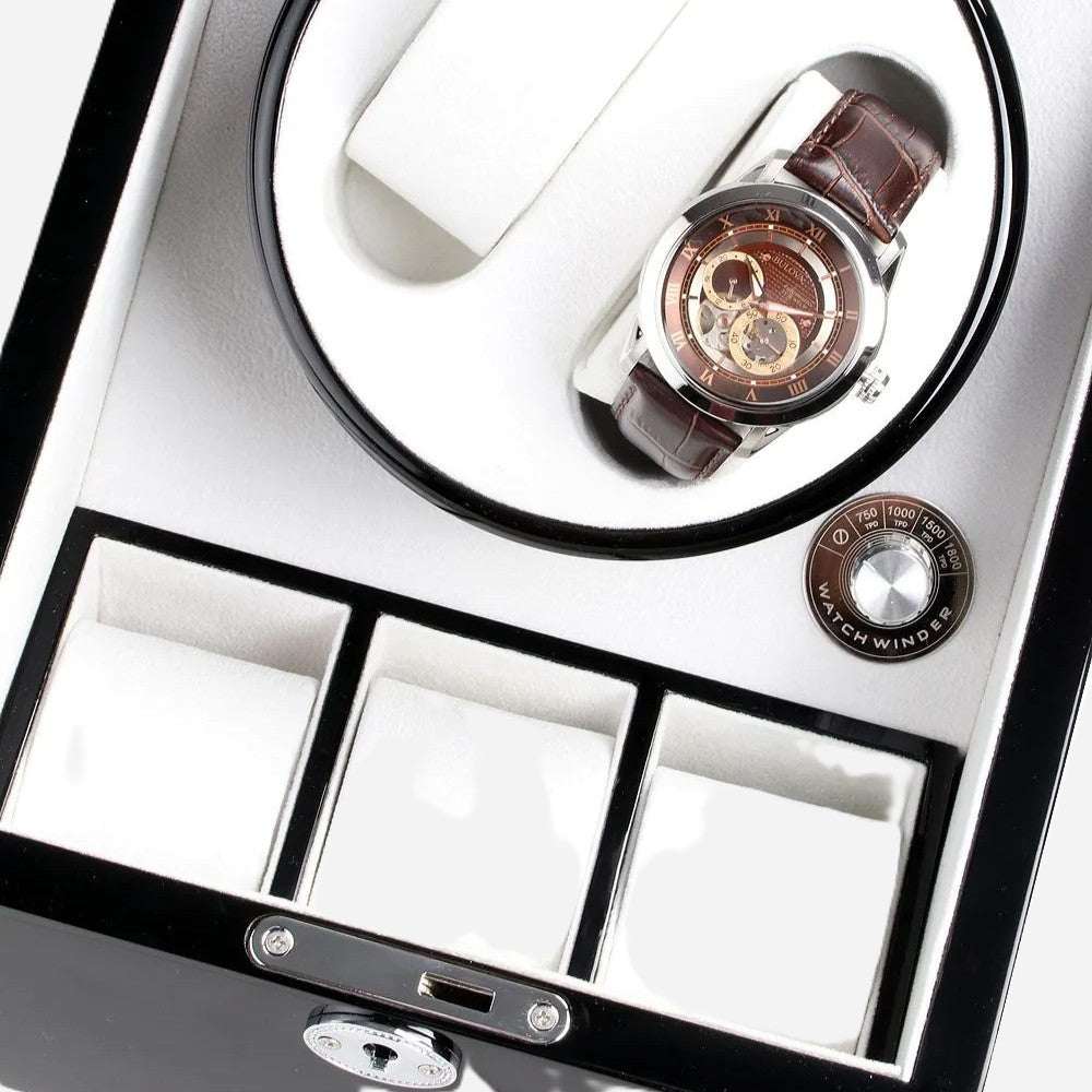 Watch Winder hout 2+3 Horloges Ashford & Rye - Horlogerieshop.nl