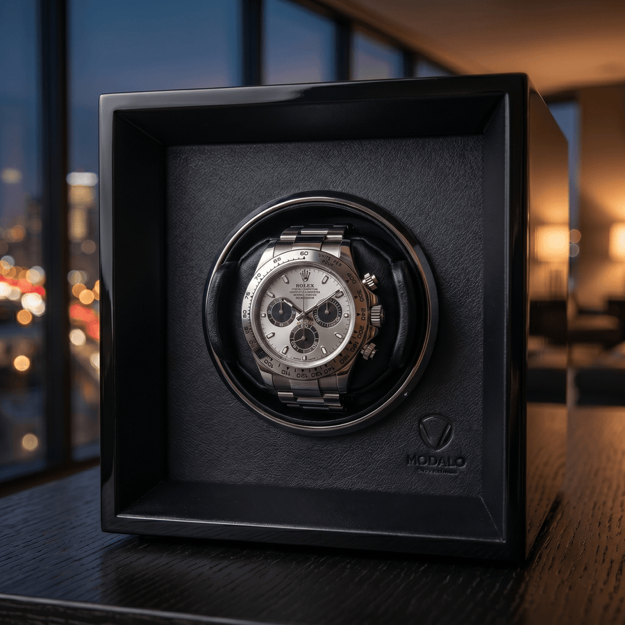 Modalo IMPRESS watch winder Pianolak detail