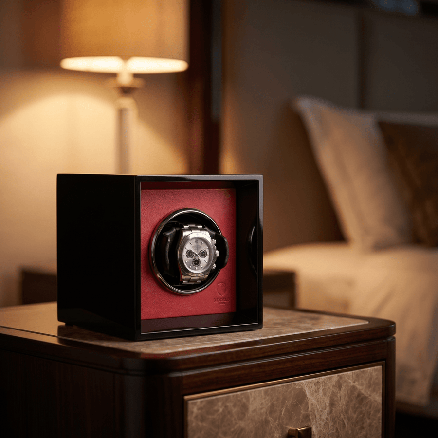 Modalo IMPRESS watch winder Rood/Zwart lifestyle