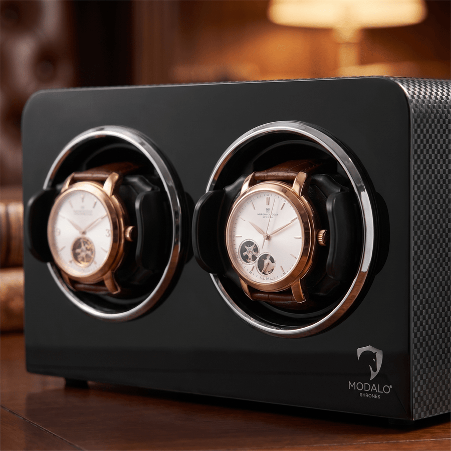 Modalo INSPIRATION 2 watch winder Carbon detail