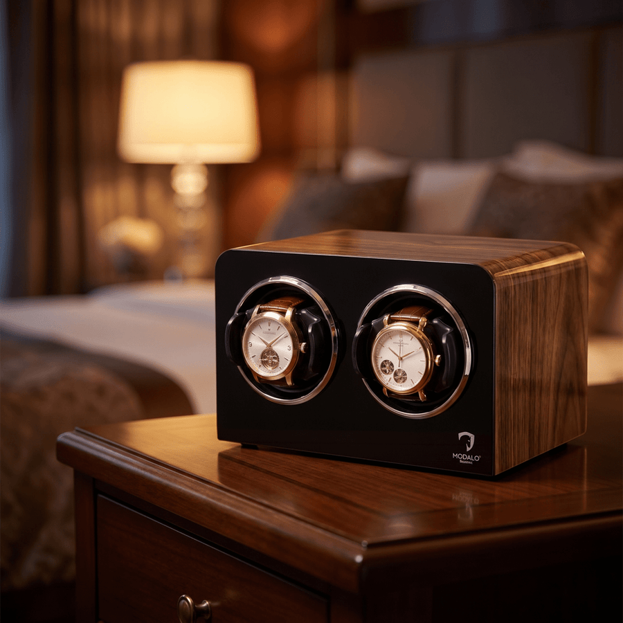 Modalo INSPIRATION 2 watch winder Wallnut lifestyle