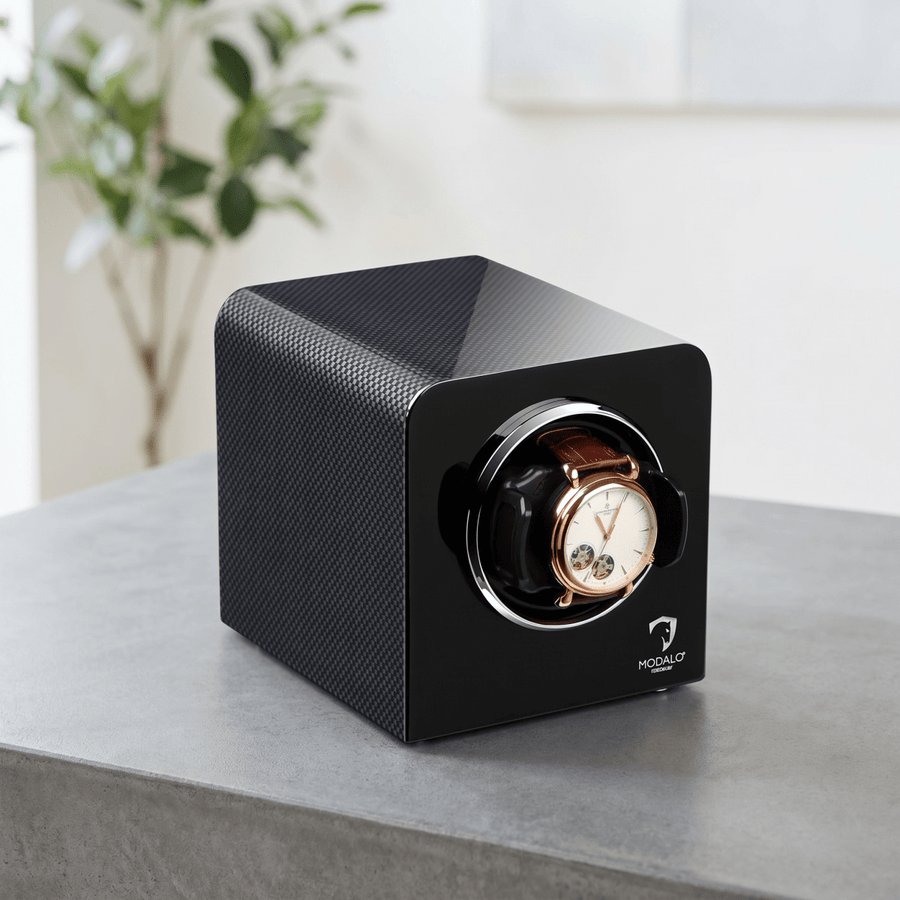Modalo INSPIRATION premium 1 watch winder Carbon lifestyle