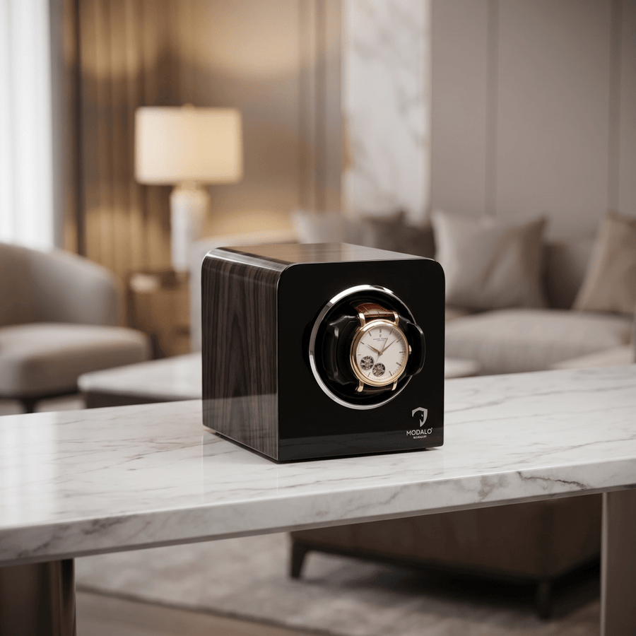 Modalo INSPIRATION premium 1 watch winder Makassar hout lifestyle