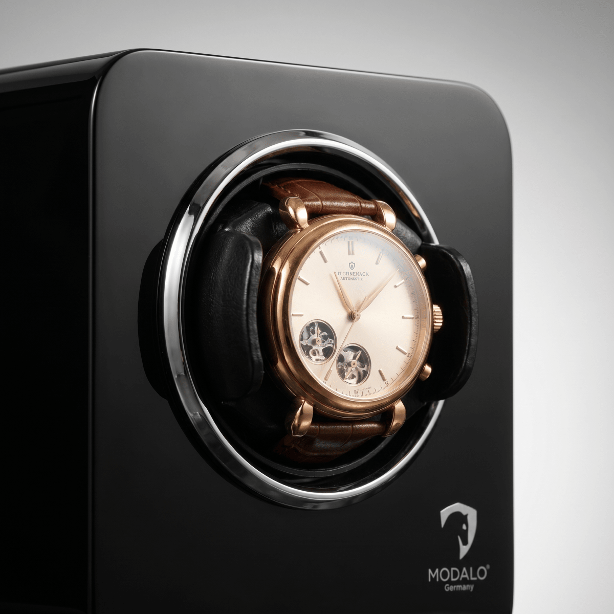 Modalo INSPIRATION premium 1 watch winder Pianolak detail