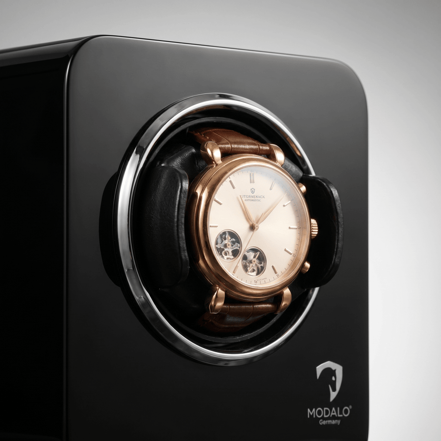 Modalo INSPIRATION premium 1 watch winder Pianolak detail