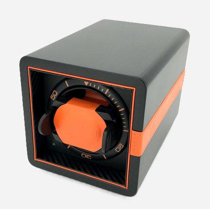 Watch Winder Leder 1 Horloge Leanschi - Horlogerieshop.nl