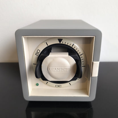 Watch Winder Leder 1 Horloge Leanschi - Horlogerieshop.nl