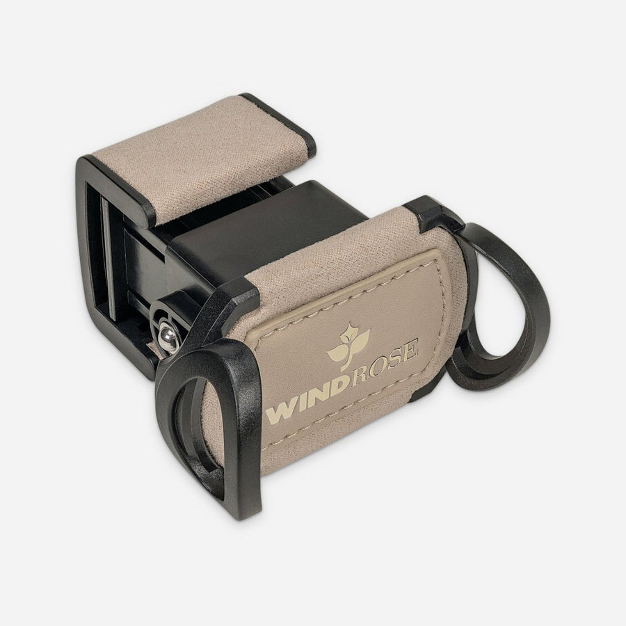 Watch winder Luxora voor 1 horloge van Windrose 1967 in Beige / Goud, de uitneembare horlogehouder met snelspanfunctie