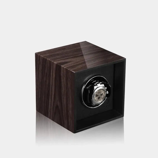 Watch winder Makassar hout 1 Horloge Modalo - Watch Winder - Horlogerieshop.nl