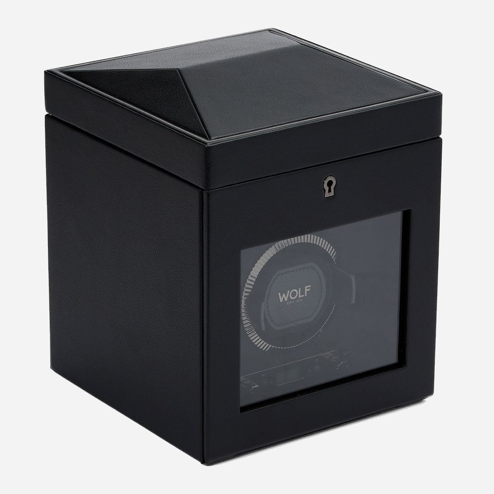 Watch winder met lade British Racing 1 horloge Wolf 1834 - Horlogerieshop.nl