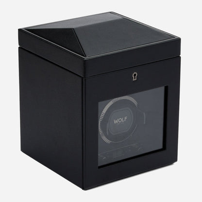 Watch winder met lade British Racing 1 horloge Wolf 1834 - Horlogerieshop.nl