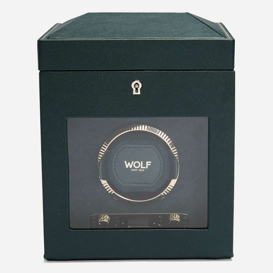 Watch winder met lade British Racing 1 horloge Wolf 1834 - Horlogerieshop.nl