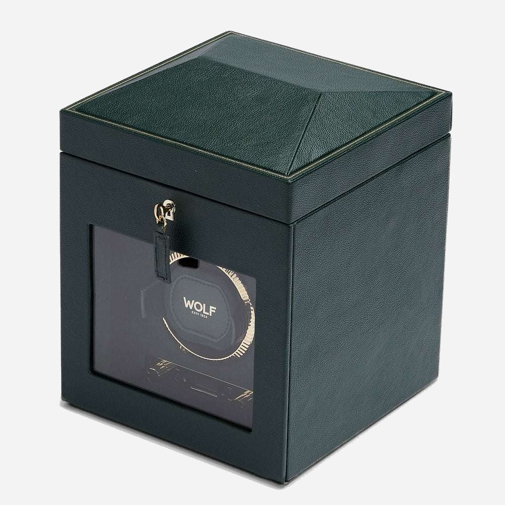 Watch winder met lade British Racing 1 horloge Wolf 1834 - Horlogerieshop.nl